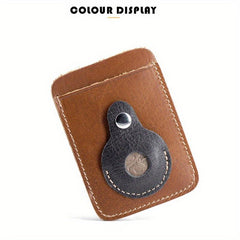 Men's Leather Wallet Money Clip Credit Card ID Holder Front Pocket Slim Case