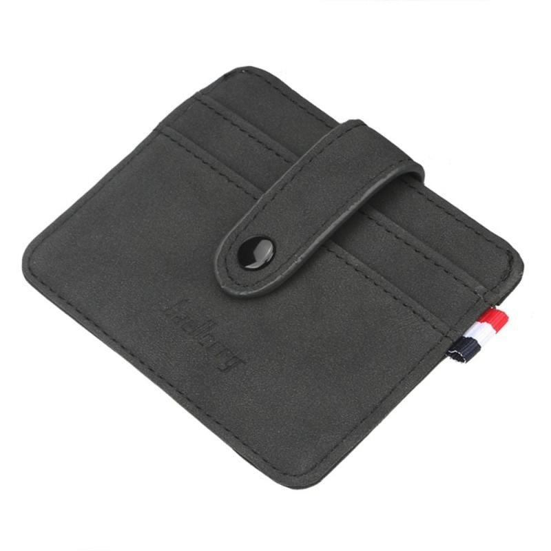 Men's PU Leather Card Holder Wallet Coin Purse Slim Money Pocket