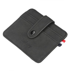 Men's PU Leather Card Holder Wallet Coin Purse Slim Money Pocket