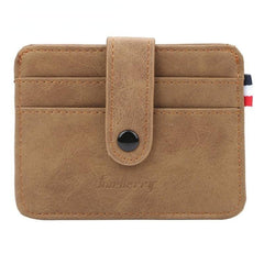 Men's PU Leather Card Holder Wallet Coin Purse Slim Money Pocket