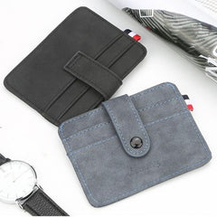 Men's PU Leather Card Holder Wallet Coin Purse Slim Money Pocket