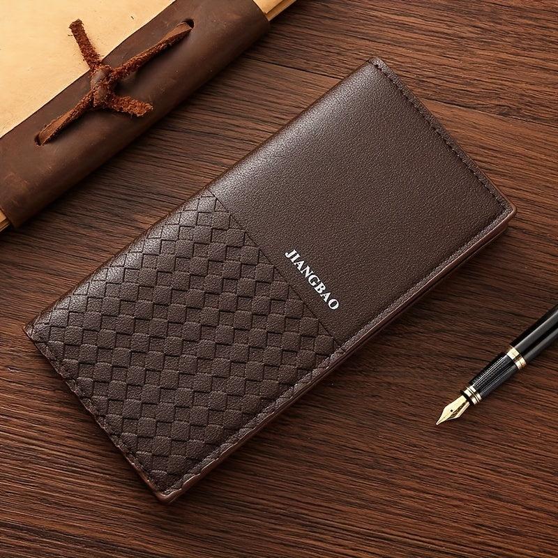 Men's Long Casual Wallet with Money Clip