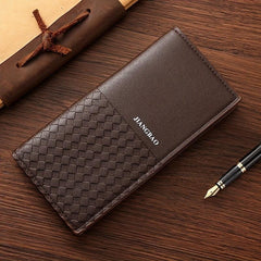 Men's Long Casual Wallet with Money Clip