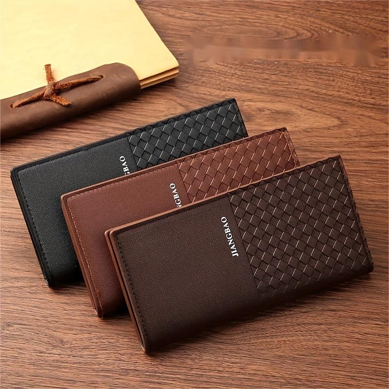 Men's Long Casual Wallet with Money Clip
