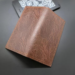 Men's Long Wallet Retro Style Brown Leather Wallet