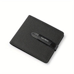 Men's Casual Short Wallet Money Clip Card Holder