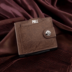 Men's Short Buckle Wallet with Card Slots