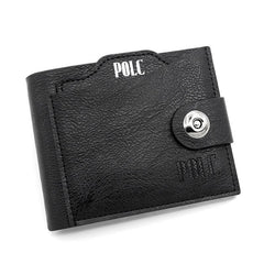 Men's Short Buckle Wallet with Card Slots