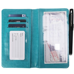 Men's Casual Cheque Card Set Wallet