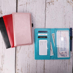 Men's Casual Cheque Card Set Wallet