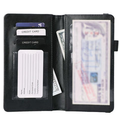 Men's Casual Cheque Card Set Wallet