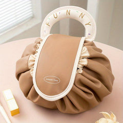 Large Capacity Drawstring Makeup Bag for Women