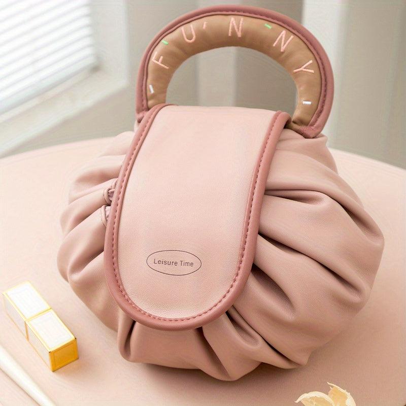 Large Capacity Drawstring Makeup Bag for Women