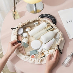 Large Capacity Drawstring Makeup Bag for Women
