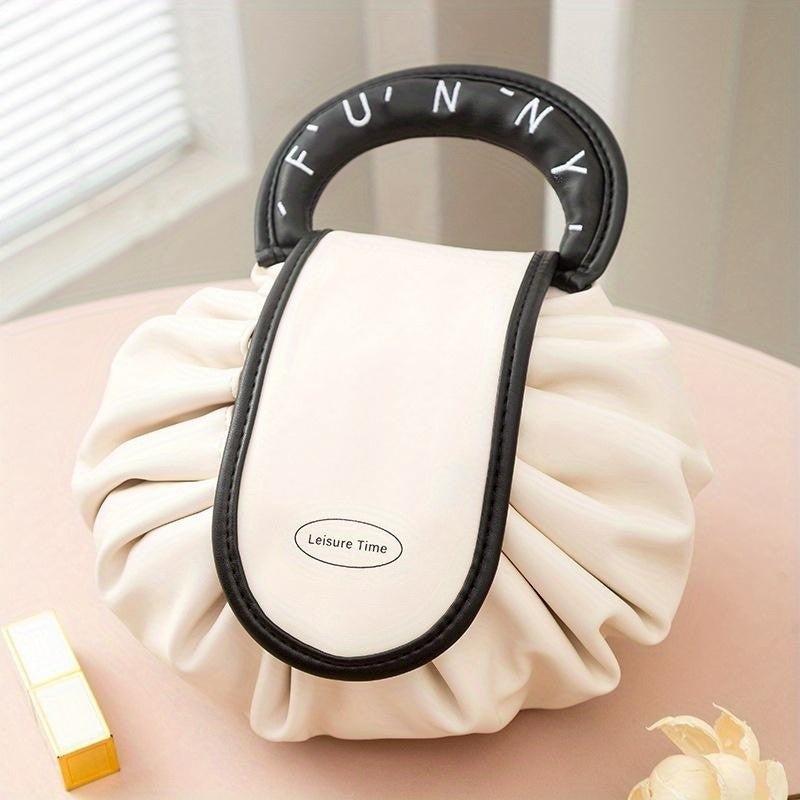Large Capacity Drawstring Makeup Bag for Women