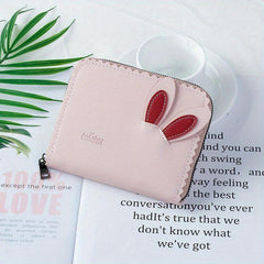 Double Card Slot PU Leather Organ Card Slot Anti-theft Storage Bag