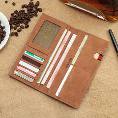 Men's Casual Long Wallet With Card Slots