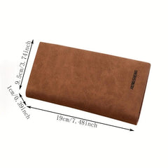 Men's Casual Long Wallet With Card Slots