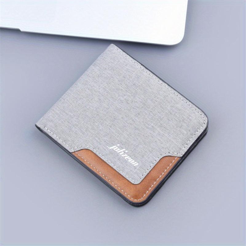 Men's Canvas Wallet with 9 Card Slots & 2 ID Holders