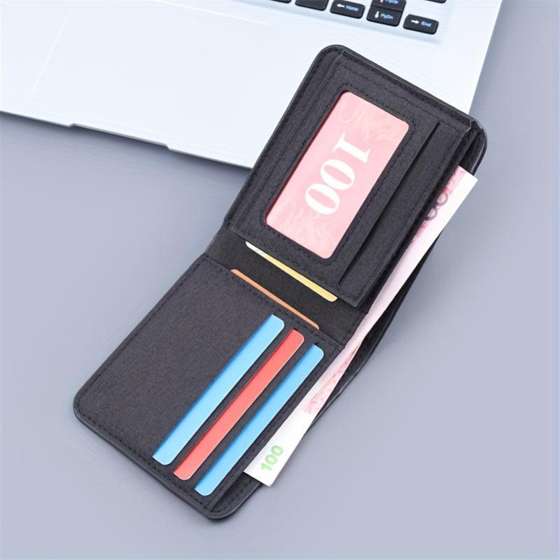Men's Canvas Wallet with 9 Card Slots & 2 ID Holders