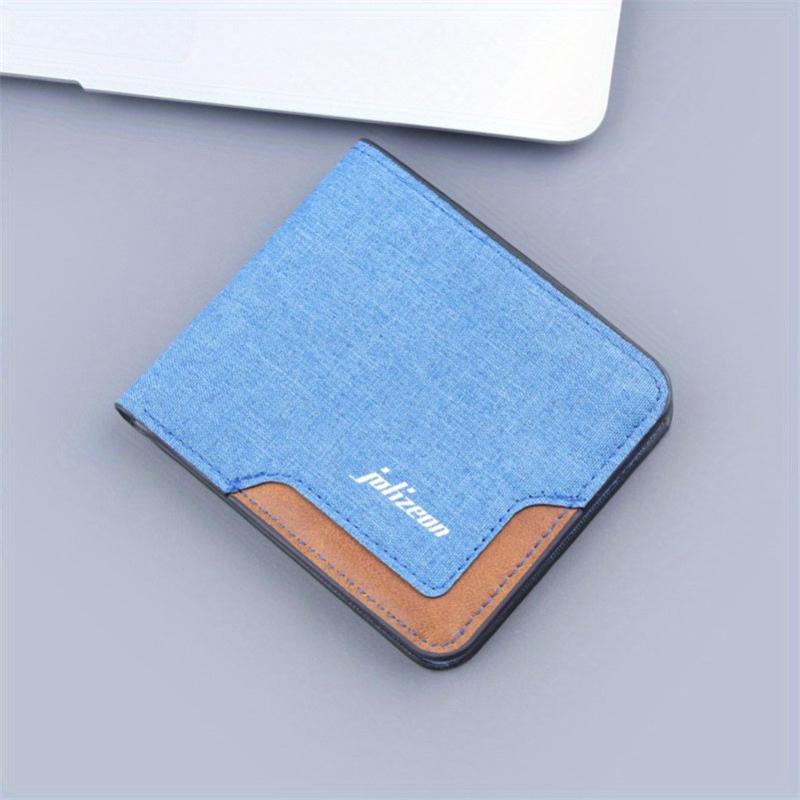 Men's Canvas Wallet with 9 Card Slots & 2 ID Holders