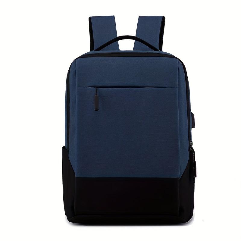 Men Business Travel Backpack School Waterproof USB Laptop Backpack