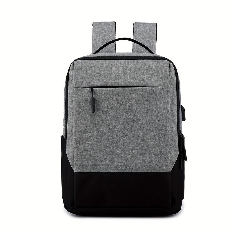Men Business Travel Backpack School Waterproof USB Laptop Backpack