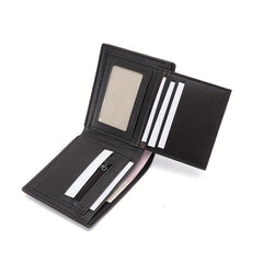 Men's Crocodile Pattern Short Wallet