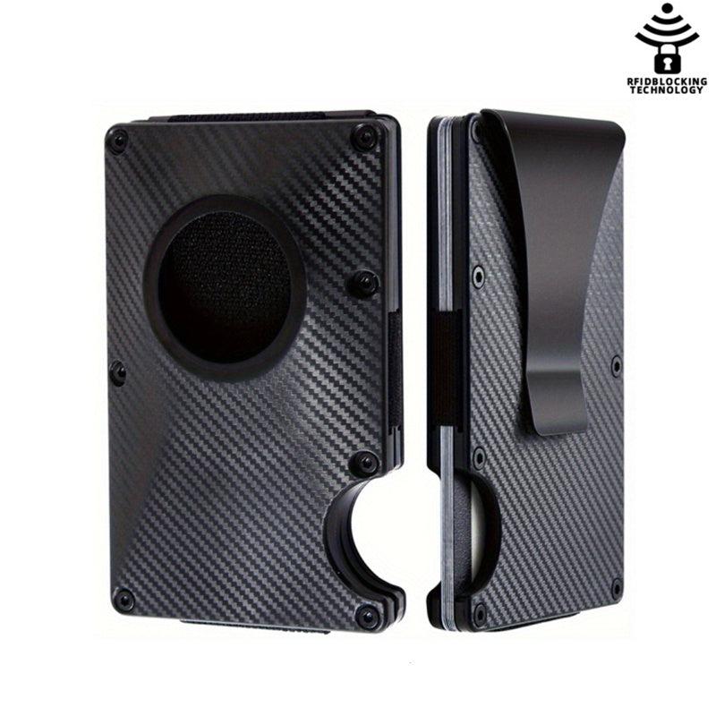 Aluminium Credit Card Holder RFID Blocking Slim Anti Protect Metal Card Holder