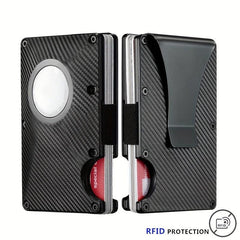 Aluminium Credit Card Holder RFID Blocking Slim Anti Protect Metal Card Holder