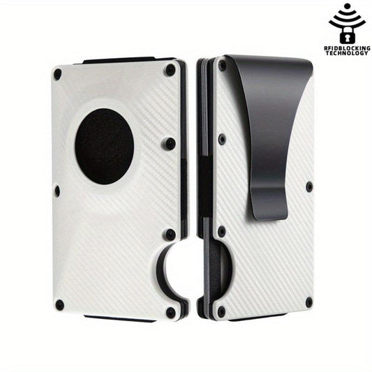 Aluminium Credit Card Holder RFID Blocking Slim Anti Protect Metal Card Holder