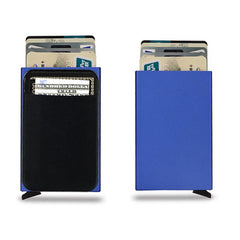 Men's Casual Metal Thin Automatic Card Holder