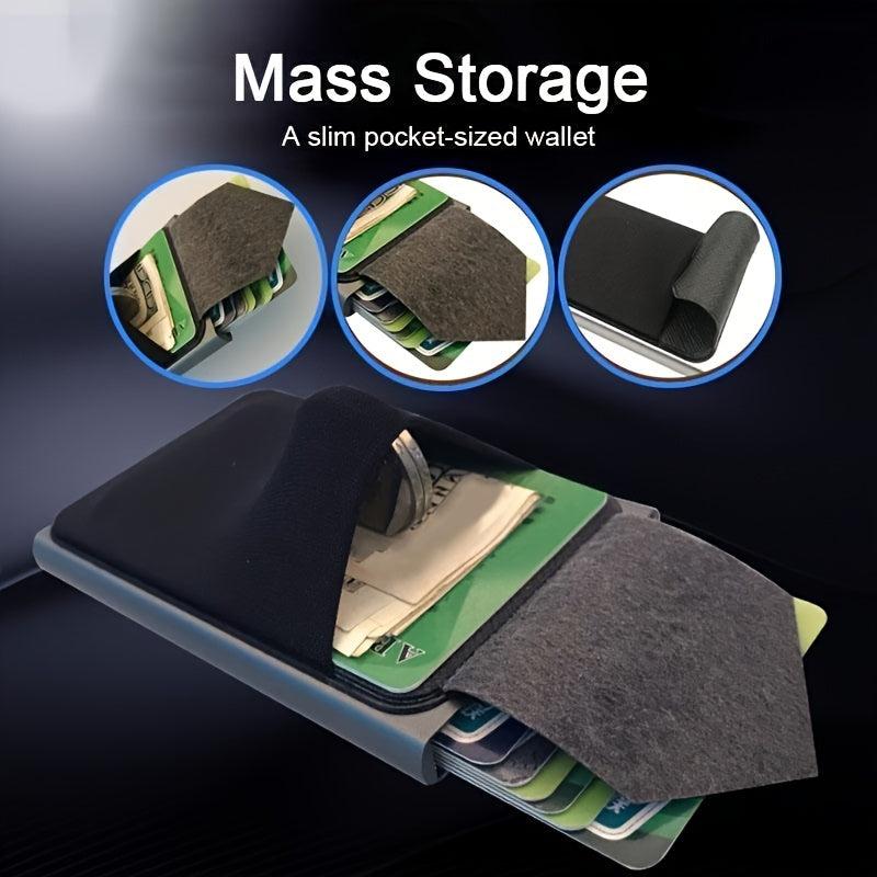Men's Casual Metal Thin Automatic Card Holder