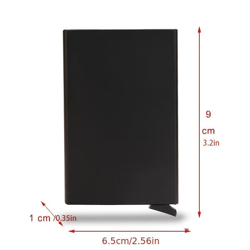 Men's Casual Metal Thin Automatic Card Holder