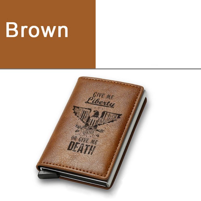 Men's Vintage RFID Blocking Engraved Wallet