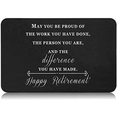Men's Retirement Appreciation Gift Wallet Insert Card