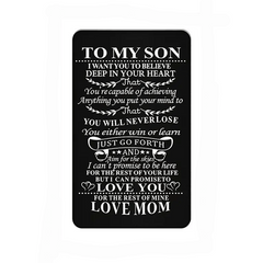 Alloy Card Postcard Love Family Christmas Gift Kids