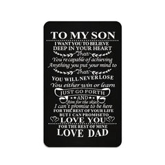 Alloy Card Postcard Love Family Christmas Gift Kids