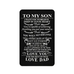 Alloy Card Postcard Love Family Christmas Gift Kids