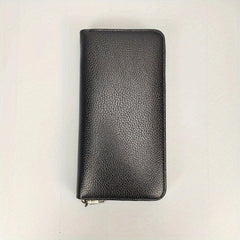 Men's Long Zipper Wallet Large Capacity Clutch Mobile Phone Bag