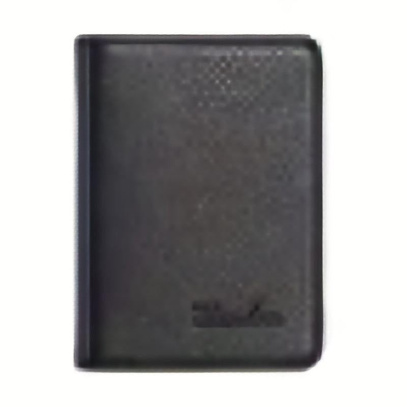 Men's PU Leather Wallet Business Card Holder Cash Clip Slot