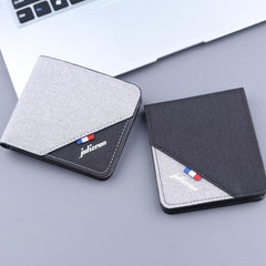 Men's Short Canvas Wallet