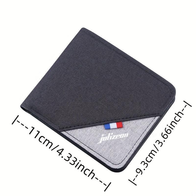 Men's Short Canvas Wallet