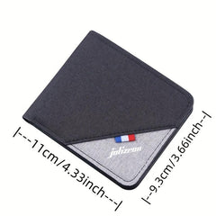 Men's Short Canvas Wallet