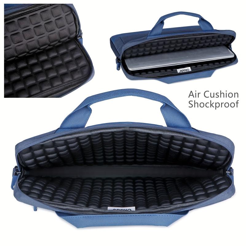 Okade T62 Shockproof Laptop Bag Air Cushion Slim Lightweight Protective Grey Nav