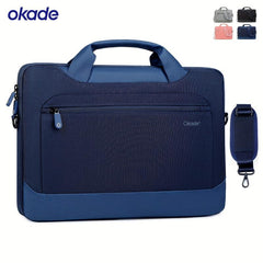 Okade T62 Shockproof Laptop Bag Air Cushion Slim Lightweight Protective Grey Nav