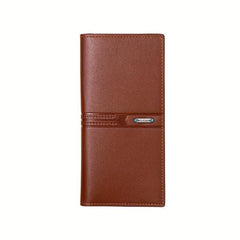 Men's Leather Long Wallet Card Holder Cash Purse Clutch Bag