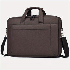 Large Capacity Men's Briefcase with Multiple Zipper Colors