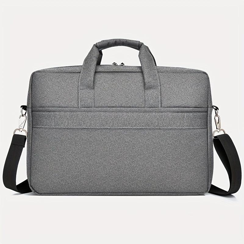 Large Capacity Men's Briefcase with Multiple Zipper Colors