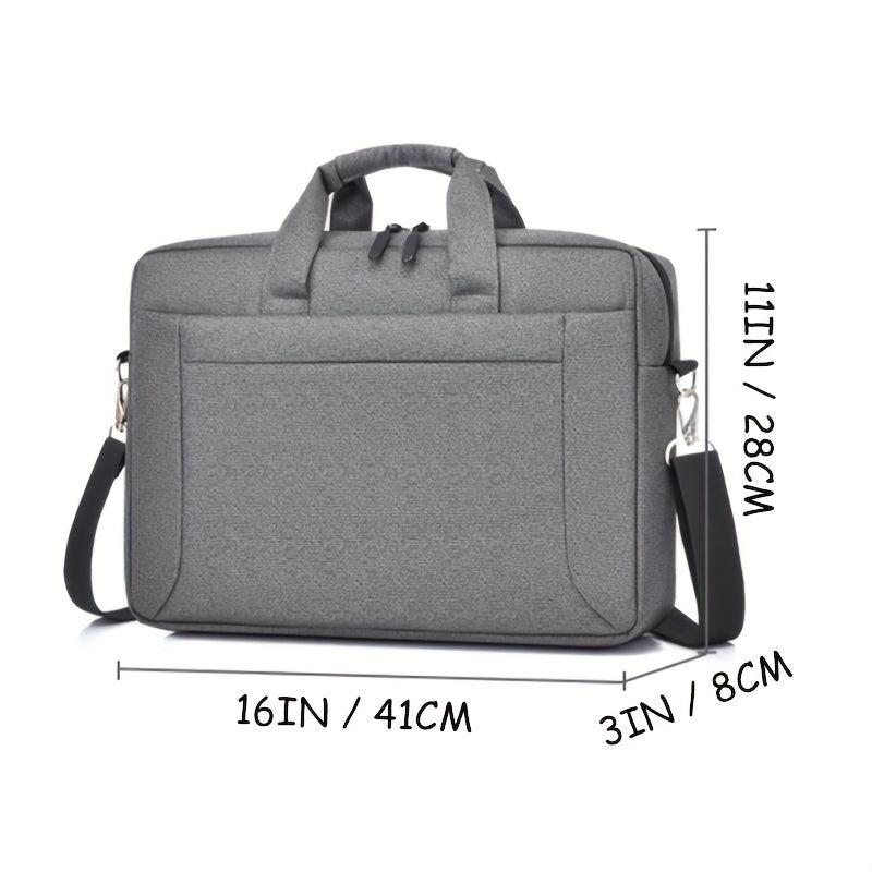 Large Capacity Men's Briefcase with Multiple Zipper Colors